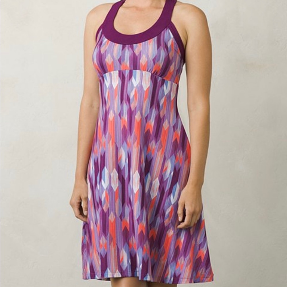 NWT Prana Purple Gemstone Cali Racerback Dress S